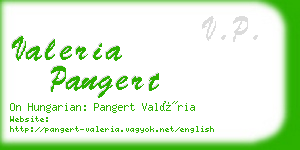 valeria pangert business card